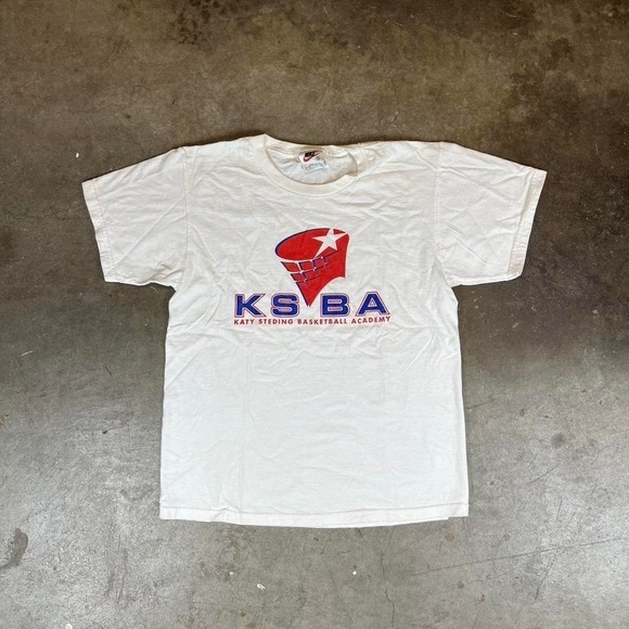 Nike Other - Vintage 90s Nike white and red Katy steding Basketball Academy tee